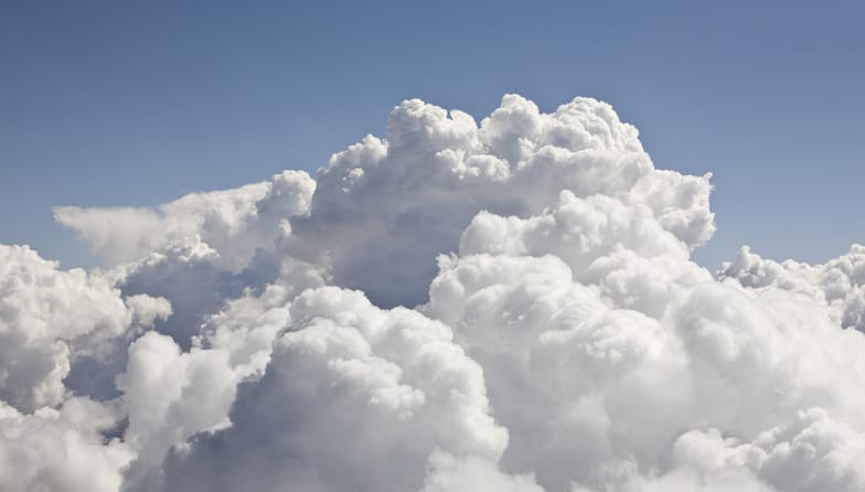 Photo shows clouds